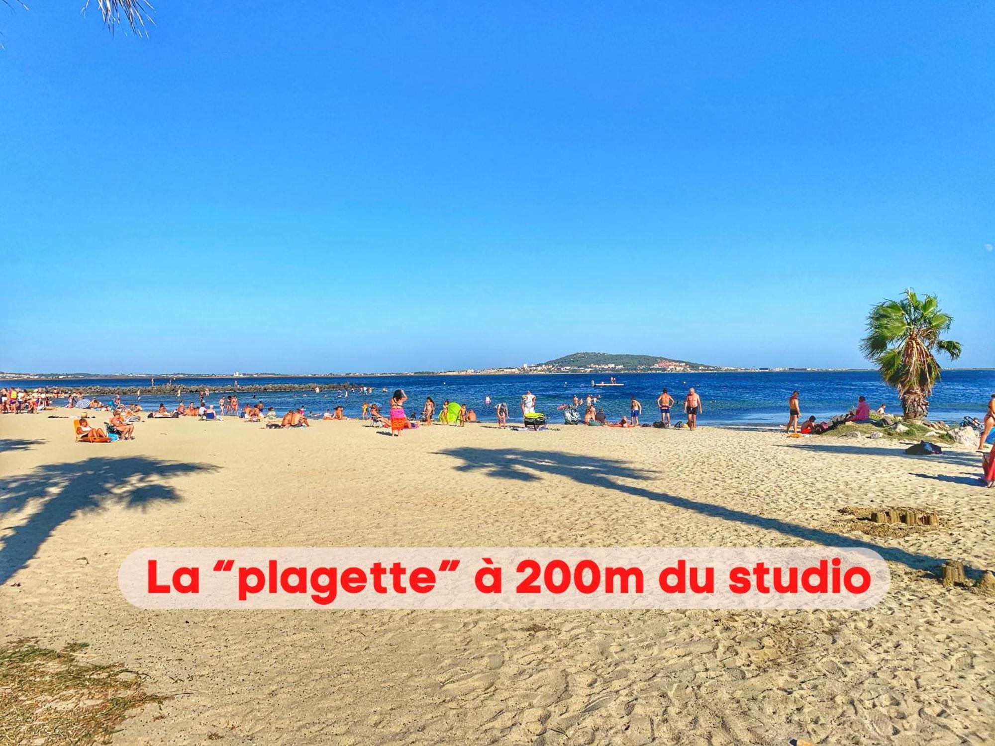 Charmant Studio Climatise A 200M De La Plage 梅兹 外观 照片