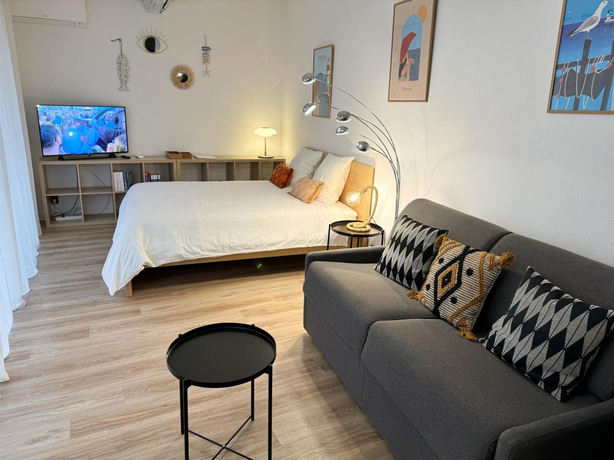 Charmant Studio Climatise A 200M De La Plage 梅兹 外观 照片