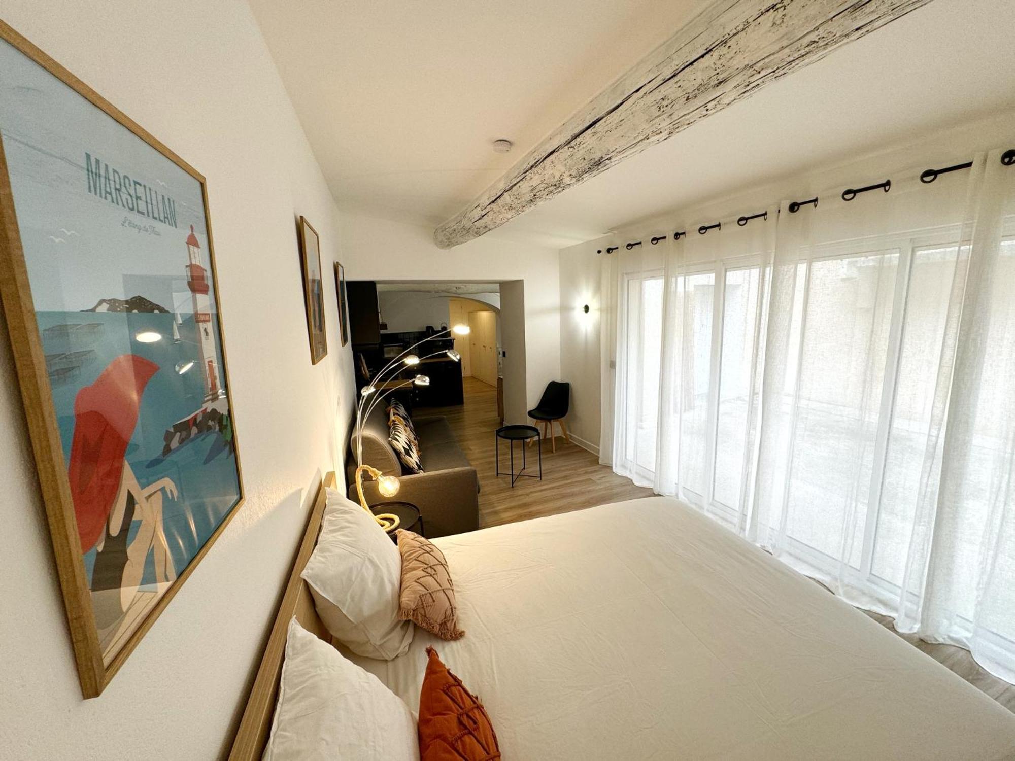 Charmant Studio Climatise A 200M De La Plage 梅兹 外观 照片